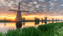 Windmühle Kinderdjik Holland Niederlande von Dennis Stracke