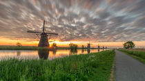 Windmühle Kinderdjik Holland Niederlande von Dennis Stracke