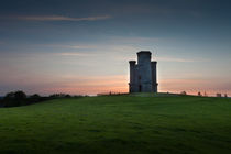 Sunset at Paxton's Tower von Leighton Collins