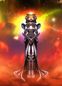 Tia Carrera - "Cosmic Priestess" by Alexander von Wieding