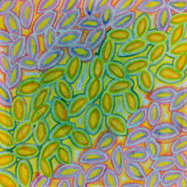 Diagonal Leaves Pattern von Heidi  Capitaine