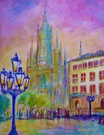 Wiesbaden Marktkirche by Ingrid  Becker