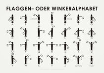 Flaggen- oder Winkeralphabet by Iris Luckhaus