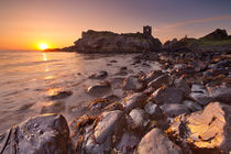 Sunrise at Kinbane Castle in Northern Ireland by Sara Winter