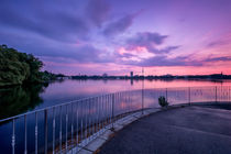 Alster.Abend.Rot von photobiahamburg