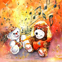 Doggy Guitar And His Roadie by Miki de Goodaboom