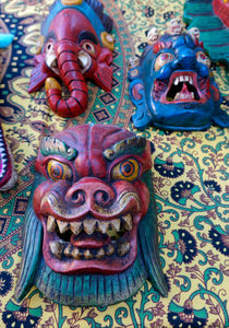 Traditional Nepalese Masks by John Mitchell