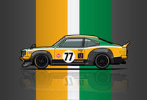 Mazda Savanna GT RX3 Racing Yoshimi Katayama (1975) von monkeycrisisonmars