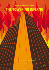 No665 My The Towering Inferno minimal movie poster by chungkong