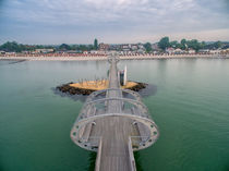 Kellenhusen Ostsee Seebrücke Luftaufnahme by Dennis Stracke