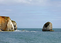 Chalk Cliffs, Freshwater Bay by Rod Johnson