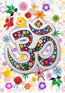 Namaste Floral Symbol  von bluedarkart-lem