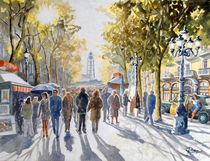 Die Rambla im Morgenlicht by Ronald Kötteritzsch