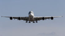 Qatar Airlines Airbus A380 by David Pyatt