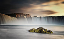 Goðafoss Sunset by Carsten Meyerdierks