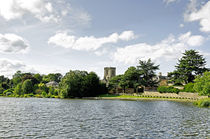 Across the Pool at Melbourne Hall by Rod Johnson