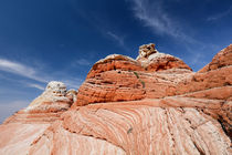 Dünenformen an Sandsteinfelsen, White Pockets Gesteinsformation, Vermilion Cliffs National Monument, Arizona, USA by geoland