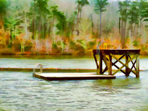 Diving platform at Cheaha Lake von lanjee chee