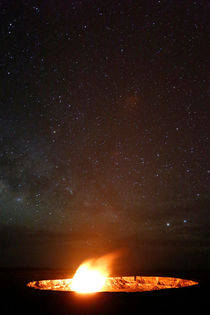 Vulkanische Eruption, Halema'uma'u Krater, Kilauea Vulkan, Big Island of Hawai'i, USA von geoland