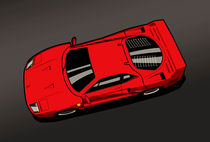 Ferrari F40 Red von monkeycrisisonmars