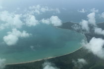 Aerial view of the coast by Tricia Rabanal