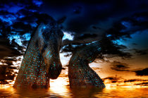 The Kelpies at the Falkirk Helix von foto-m-design