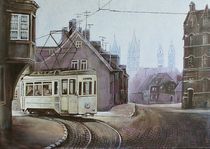 Naumburg - Historische Straßenbahn by Doris Seifert