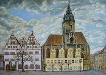 Naumburg - Wenzelskirche mit Schlösschen von Doris Seifert