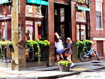 Boston MA - Cafe in Little Italy von Susan Savad