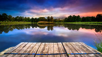 Strbsky rybnik - fishponds in the High Tatras by Zoltan Duray