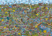 Cartoon Cityposter Berlin von cartoon-city