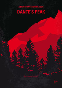 No682 My Dantes Peak minimal movie poster von chungkong
