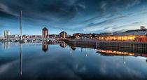 River Tawe and Swansea Marina by Leighton Collins