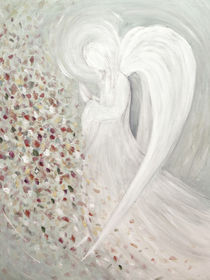 Engelmalerei - der weiße Engel by Chris Berger