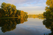 Flusskurve am Morgen von Bernhard Kaiser