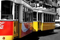 Historische Straßenbahn in Lissabon von Thomas Erbacher