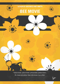 No687 My Bee Movie minimal movie poster by chungkong