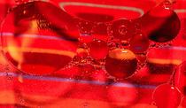 Diptych of Fiery water bubbles - Diptychon "Feurige Wasserblasen" (2) by Silvia Eder