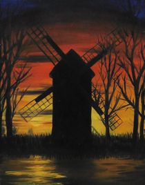 Bockwindmühle Bad Düben by Barbara Kaiser