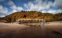 Oxwich Bay river footbridge by Leighton Collins