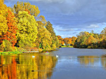 Indian Summer am Reinbeker Mühlenteich von Christoph Stempel