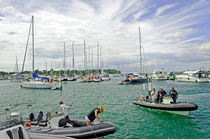 Yarmouth IOW, Harbour Scene - 01 von Rod Johnson