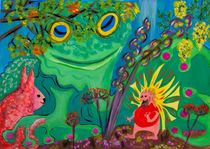 Der Frosch im Garten by Thuvos Virtuelles Atelier