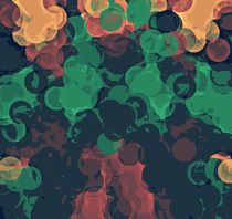 green brown orange and black circle abstract background von timla