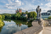 Nepomukstatue vor Limburger Dom 04 von Erhard Hess