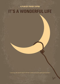 No700 My Its a Wonderful Life minimal movie poster by chungkong