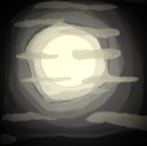 Mond Aura - geheimnisvolle Vollmondnacht von mindfullycreatedvibrations