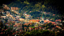 Beautiful view of ancient Kremnica from the observation tower von Zoltan Duray