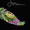 Dream-feather-green-pink