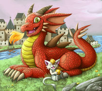 dragon and catfriend von sushy